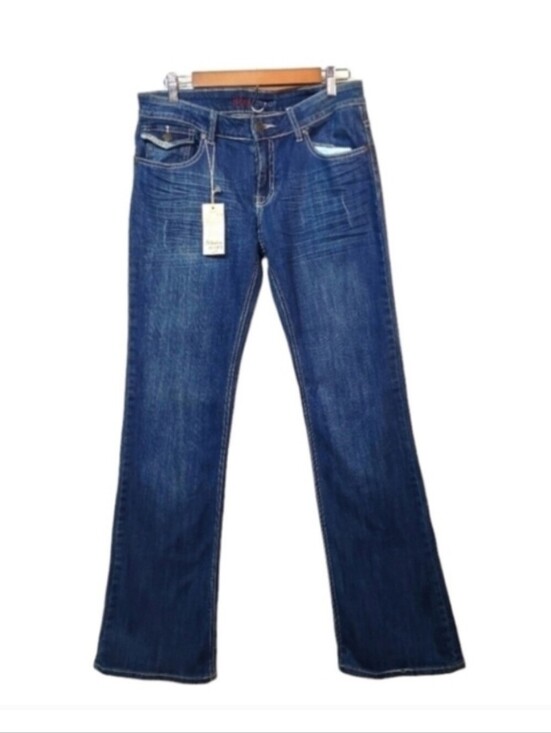Baker Street Denim Denim - Baker Street Denim Women's  Embroidered Ryinstone Embellished Jeans Size 13 NWT